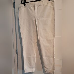 Old Navy Off White Pixie Pants